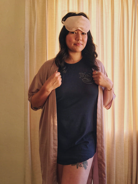 new moon nightie, new moon who dis, new moon, who dis, nightie, sleepwear, loungewear, hey ma goods co
